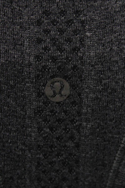 Lululemon Womens Tank Gray Geometric Scoop Neck Sleeveless Size S