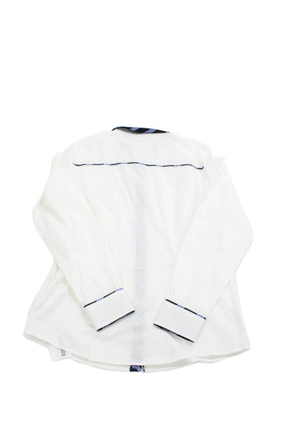 Brooks Brothers Red Fleece Childrens Boys Dress Shirt White Cotton Size 12