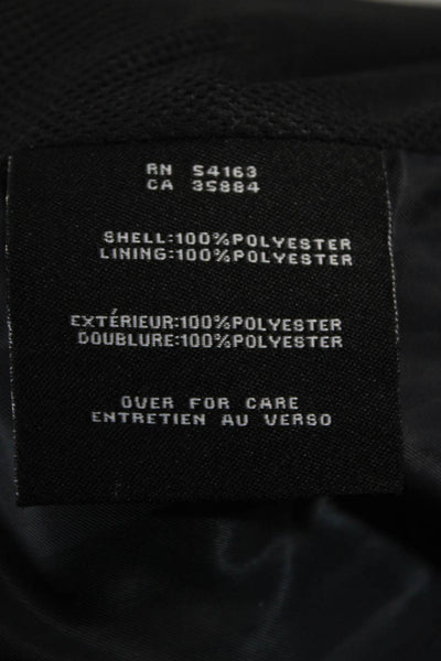 Cole Haan Mens Anorak Jacket Blue Zip Polyester Size L