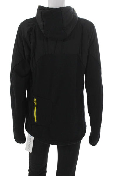 RLX Ralph Lauren Womens Basic Jacket Black Long Sleeve Zip Size M
