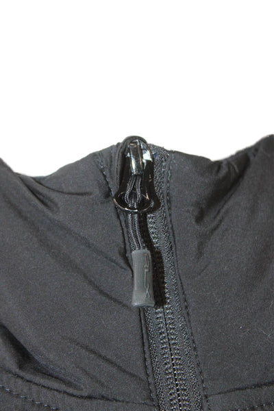 RLX Ralph Lauren Womens Basic Jacket Black Long Sleeve Zip Size M