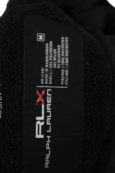 RLX Ralph Lauren Womens Basic Jacket Black Long Sleeve Zip Size M