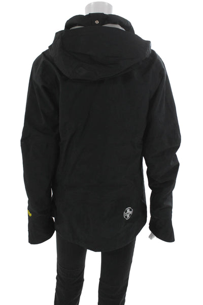 RLX Ralph Lauren Unisex Black Ski Jacket Polyester Blend Zip Long Sleeve Size S