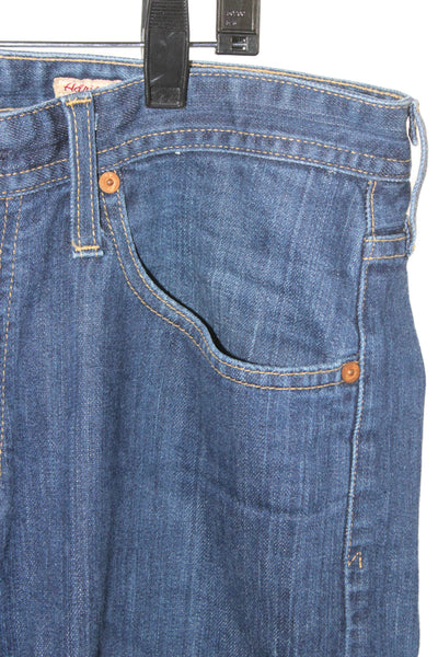 AG Adriano Goldschmied Mens Straight Blue Cotton Jeans Size 32
