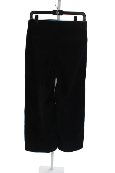 Everlane Womens Blue Cotton Solid Zip Pants Size 6