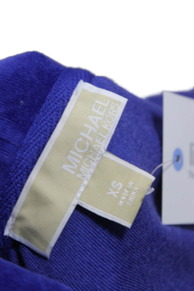 Michael Michael Kors Womens Blue Full Zip Hoodie Size XS