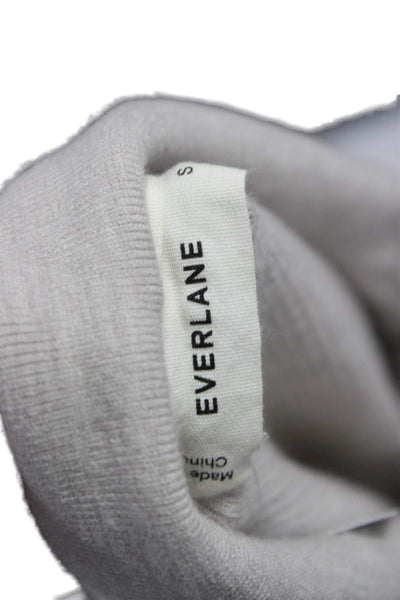 Everlane Womens Merino Wool Pullover Collared Long Sleeve Beige Size S