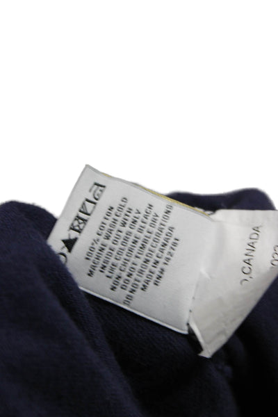 Aime Leon Dore Mens Blue Cotton Long Sleeve Crew Neck Solid Top Size M