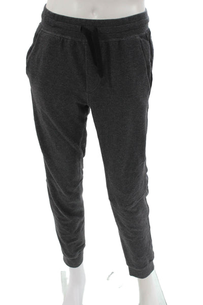 Lululemon Mens Jogger Pants Gray Cotton Drawstring 29 Inseam Size M