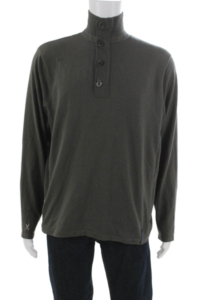 RLX Ralph Lauren Mens Wool Green High Neck Pullover Size XL
