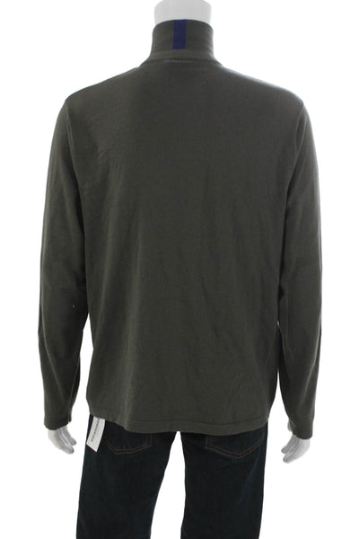 RLX Ralph Lauren Mens Wool Green High Neck Pullover Size XL