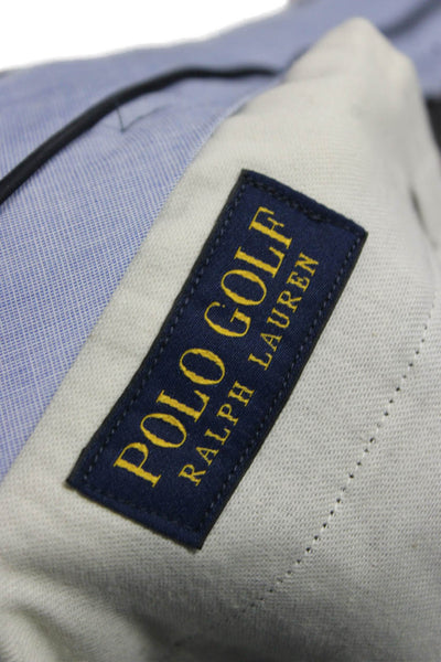 Polo Golf Ralph Lauren Mens Dress Pants Gray Wool Striped Button Size 40