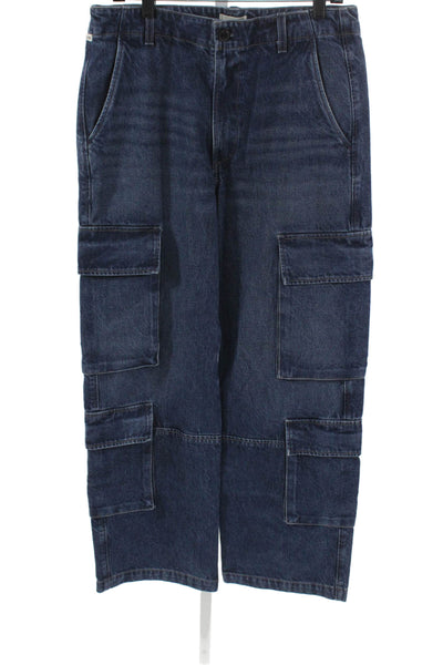 Citizens of Humanity Mens Straight Jeans Blue Cotton Mid Rise Size 29