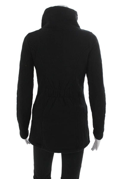 The North Face Womens Quilted Black Jacket Long Sleeve Size XS