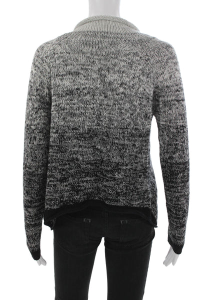 Velvet by Graham & Spencer Women Black Geometric Cardigan Size XS