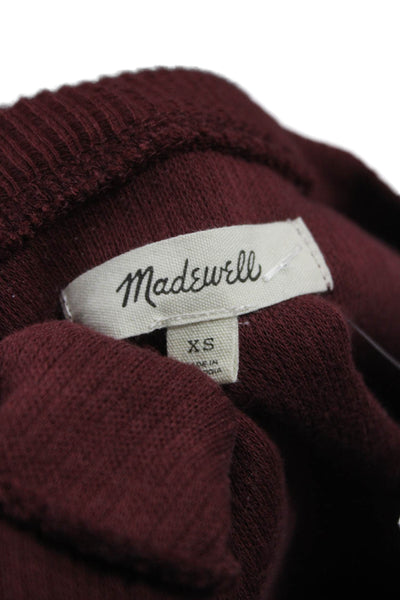 Madewell Womens Red Cotton Crew Neck Sweater Size XS