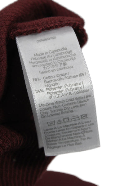 Madewell Womens Red Cotton Crew Neck Sweater Size XS
