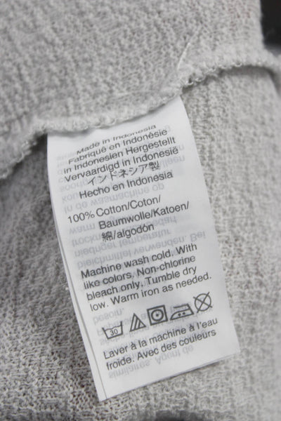 Madewell Womens Basic Cotton Crew Neck T-Shirt Gray Short Sleeve Size 2XS