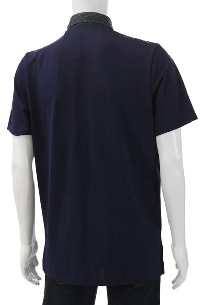 RLX Ralph Lauren Mens Casual Button Down Shirt Dark Blue Size M
