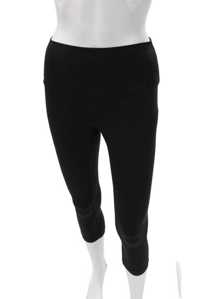Lululemon Womens Black Capri Leggings Polyester Size 6