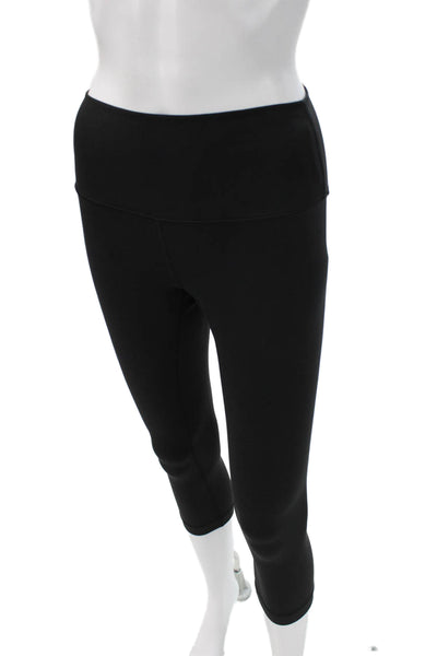 Lululemon Womens Black Capri Leggings Polyester Size 6
