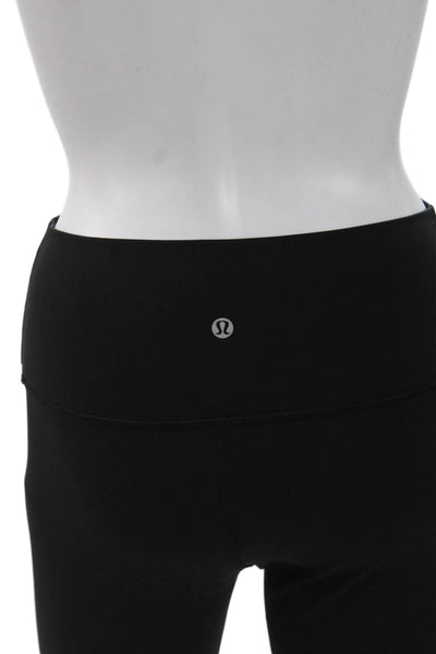 Lululemon Womens Black Capri Leggings Polyester Size 6