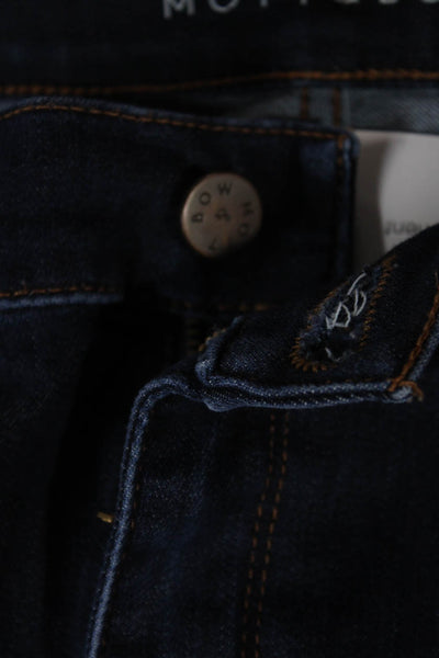 Mott and Bow Mens Skinny Blue High Rise Jeans Button Fly Size 32