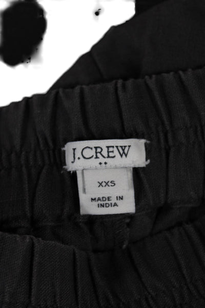 J Crew Womens Linen Pull On Shorts Gray Size 2XS