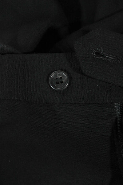 Burberry Mens Wool Dress Pants Black Button Size 38