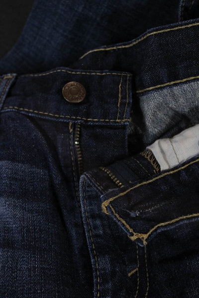 Levi's Mens Slim Jeans Blue High Rise Cotton Button Fly Size 29