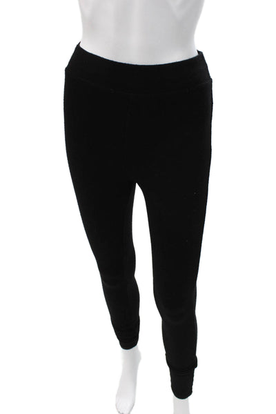 Naked Wardrobe Women Black Leggings Viscose Spandex 25in Inseam Size M