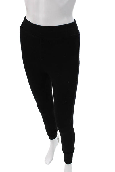 Naked Wardrobe Women Black Leggings Viscose Spandex 25in Inseam Size M