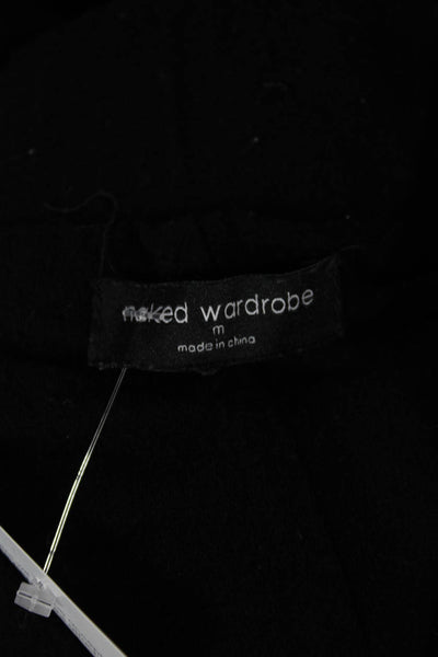 Naked Wardrobe Women Black Leggings Viscose Spandex 25in Inseam Size M