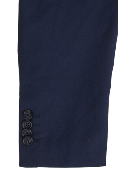 Zara Mens Blue Polyester Blazer Button Closure Size 42