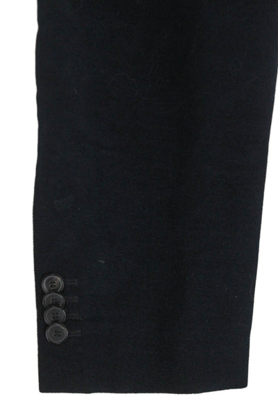 Boss Hugo Boss Men Blue Cotton Blazer Button Size 42
