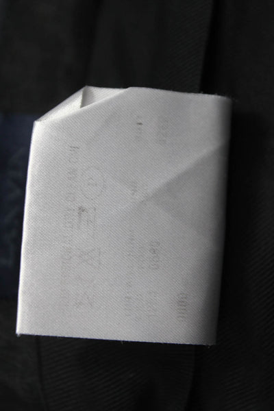 Lanvin Mens Dress Pants Gray Polyester Blend Button Size 38