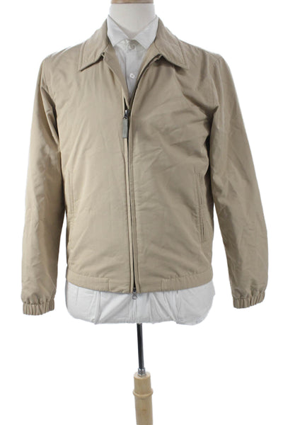 Everlane Mens Beige Windbreaker Zip Size S