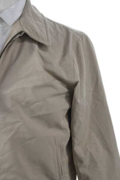Everlane Mens Beige Windbreaker Zip Size S
