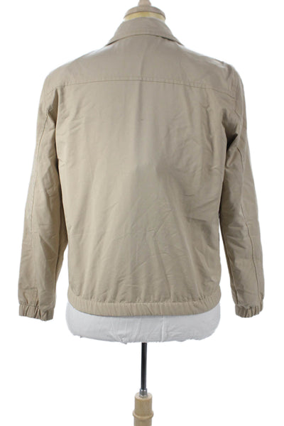 Everlane Mens Beige Windbreaker Zip Size S