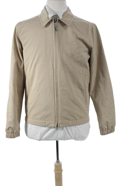 Everlane Mens Beige Windbreaker Zip Size S