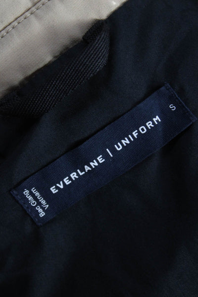 Everlane Mens Beige Windbreaker Zip Size S
