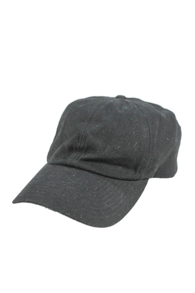 Everlane Womens Canvas Baseball Cap Hat Black One Size