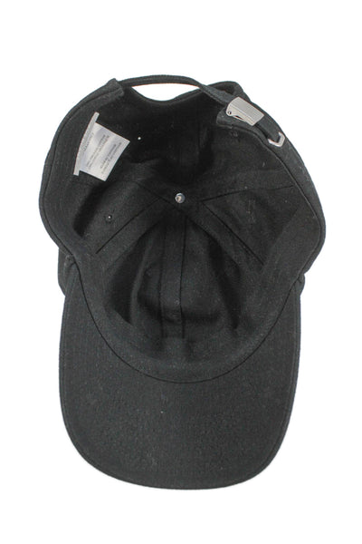 Everlane Womens Canvas Baseball Cap Hat Black One Size