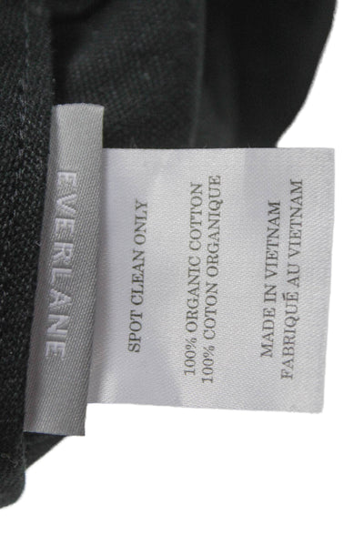 Everlane Womens Canvas Baseball Cap Hat Black One Size