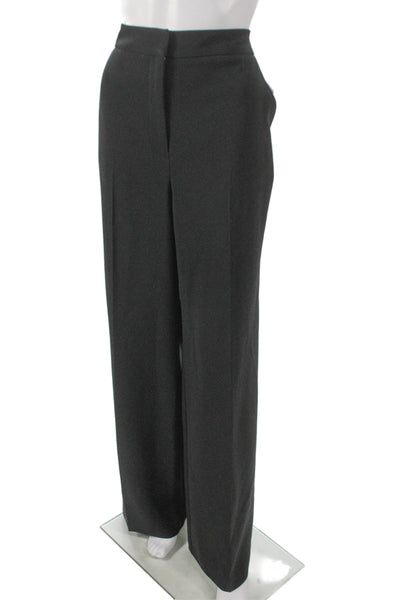 Trina Turk Women Gray Triacetate Dress Pants Zip Inseam 32 Size 12