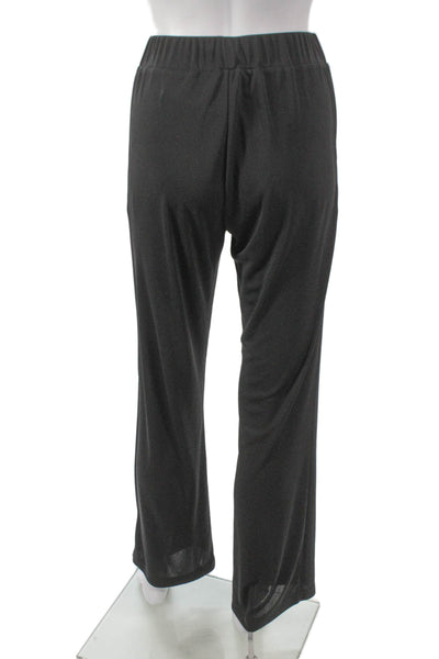 Angel Womens Sweatpants Black Polyester Drawstring Size XS