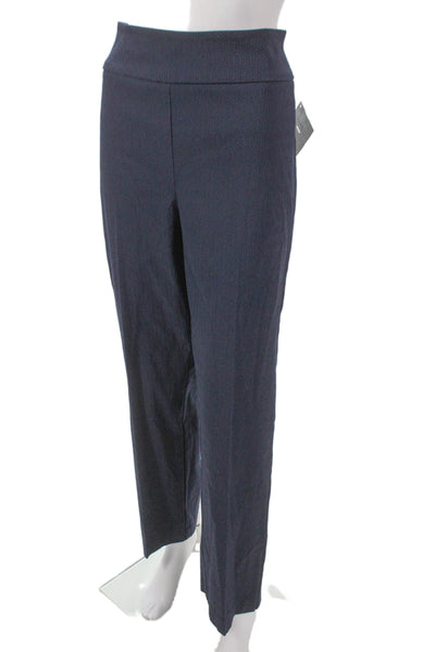 Joseph Ribkoff Womens Plus Dress Pants Blue Geometric Viscose Size 18