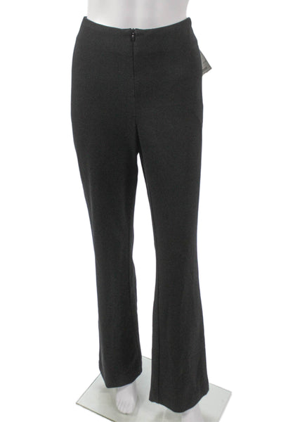 J Envie Womens Dress Pants Gray Zip Viscose Size 10