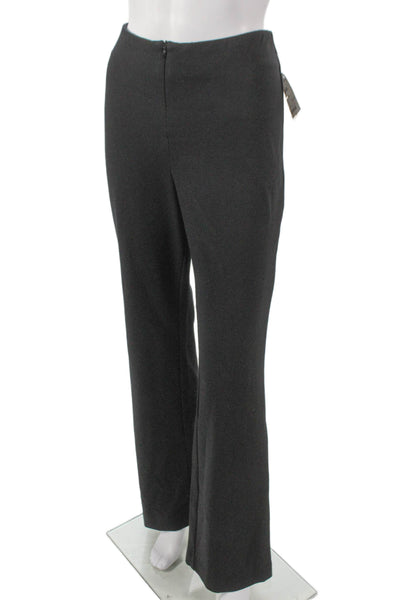 J Envie Womens Dress Pants Gray Zip Viscose Size 10
