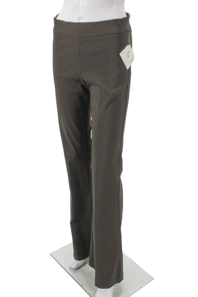 Avenue Montaigne Womens Brown Viscose Pull On Dress Pants Size 4